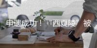 申遗成功�！“西夏陵”被列入《世界遗产名录》