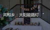 共和乡：太阳能路灯 “点亮”小山村