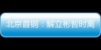 北京首钢：解立彬暂时离任 助理教练暂代