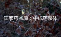 国家药监局：中成药整体合格率在99%以上