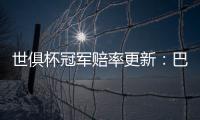 世俱杯冠军赔率更新：巴黎领跑，曼城、皇马	、拜仁分列二至四位