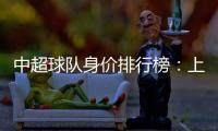 中超球队身价排行榜：上港超越恒大位居榜首
