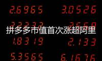 拼多多市值首次涨超阿里，电商王座易主
�？
