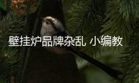 壁挂炉品牌杂乱 小编教你大招