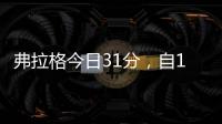 弗拉格今日31分，自10年沃尔后拉斯维加斯夏季联赛状元秀单场最高得分