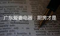 广东爱妻电器：厨房才是生活的秀场