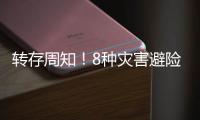 转存周知
！8种灾害避险自救指南
