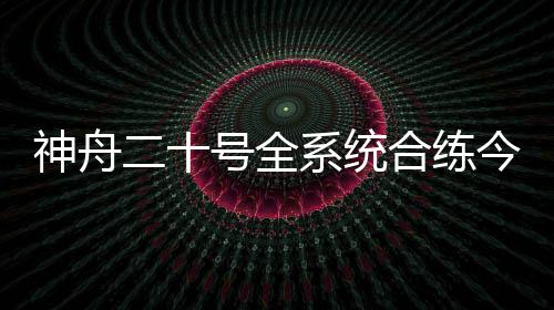 飞船等分系统进行功能检查