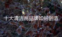 十大清洁剂品牌如何创造和进行营销?