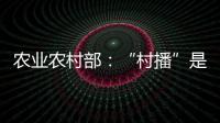 农业农村部：“村播”是乡村振兴的新型人才