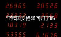 亚冠国安格隆回归了吗