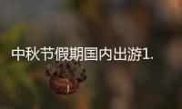 中秋节假期国内出游1.07亿人次，总花费510.47亿元