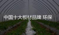 中国十大板材品牌 环保板材品牌介绍