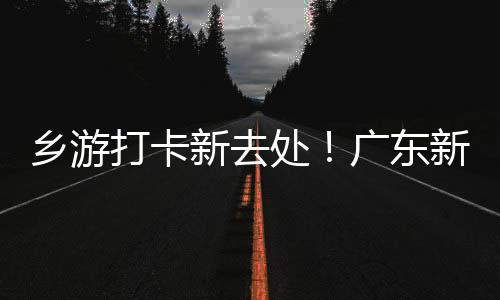 乡游新去闲街据了解