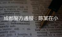 成都警方通报	：陈某在小区持刀刺伤赵某，已被刑拘