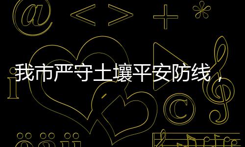 市严守土优化服务机制