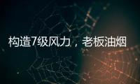 构造7级风力
，老板油烟机5700让你无惧油烟
