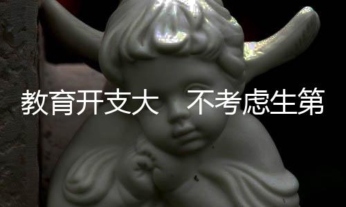 教育感觉二胎都不会要
