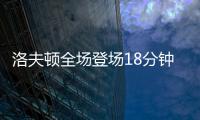洛夫顿全场登场18分钟，投篮6中3得到8分3板2助