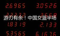 游刃有余
！中国女篮半场领先印尼女篮29分 翟若云9分&张子宇7分