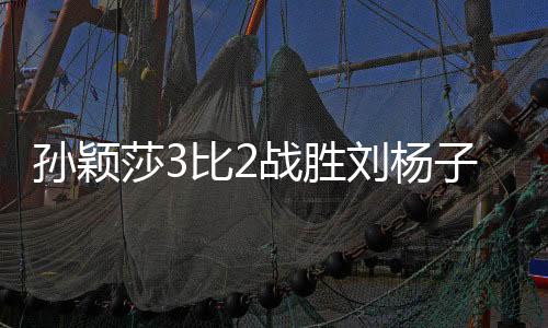 孙颖莎3∶2战胜对手刘杨子
