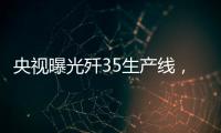 央视曝光歼35生产线	，一组镜头中居然出现5架
