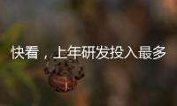 快看，上年研发投入最多的100家企业�！