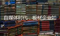 自媒体时代

，板材企业如何开辟一条新营销渠道?