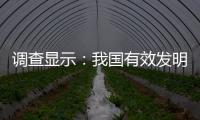调查显示	：我国有效发明专利产业化率为34.7%