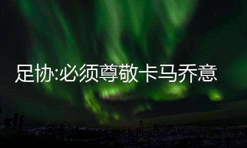 卡马这是乔意当初就定好的