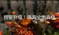 预警升级
！珠海全市森林火险橙色预警信号生效