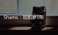 Shams
：班凯罗5年2.87亿美元顶薪合同与魔术队续约